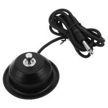 Pédale De Commande Guitare Bouton Simple Robuste Noire