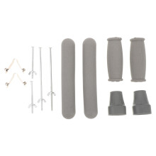 1Set Doppen En Pads Rubber Metalen Multi Kleur Voor Arm En Hand