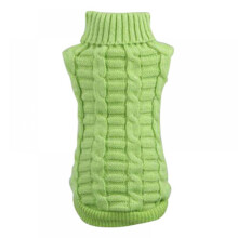 Coltrui voor honden, kabelgebreid, warm winter