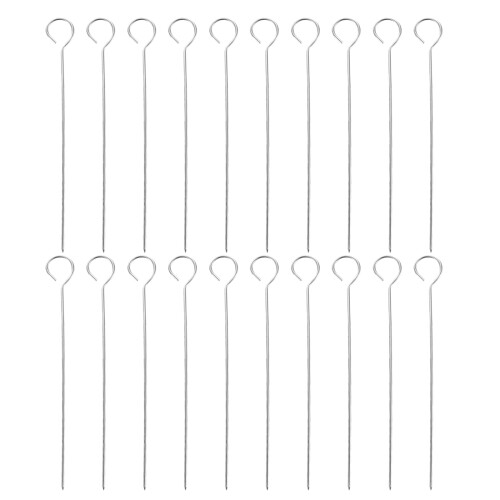 20Pièces Outils Bougies Acier Précis Centrage Argenté Usage DIY