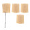 1Ensemble Brosse Réutilisable Loofah Naturel Tête Remplaçable 1