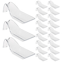 150Pcs Food-Safe Clear Plastic Cake and Appetizer Plates for Parties