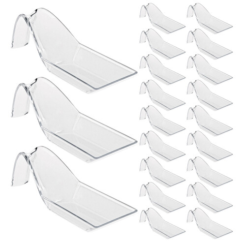 150Pcs Food-Safe Clear Plastic Cake and Appetizer Plates for Parties
