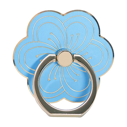 Support de téléphone en métal en forme de fleur, rotation à 360
