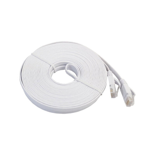 Cablu Ethernet plat Cat6 de 25ft, 1 Gbps