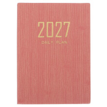 Compacte Roze Agenda Planner 2027 Met Kalender En Notitieboek