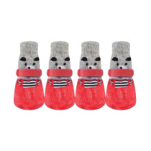 Hundeschuhe aus Naturkautschuk für kleine Hunde – 4er-Pack