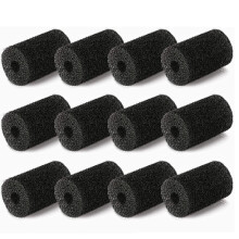 Paquete de 12 esponjas prefiltro para acuario con entrada de 0,55".