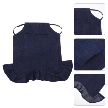 Denim kippenschort in zadelvorm voor kippen, 1 stuk