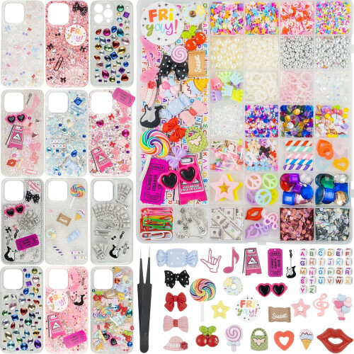 2250-Piece Junk Case Charms Kit for Phone Cases