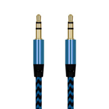 Cavo audio da 3,5 mm maschio-maschio, intrecciato, 1 m