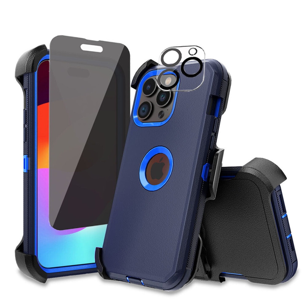 Iphone 15 Pro Case With Privacy Screen And Lens Protector 9101399597001
