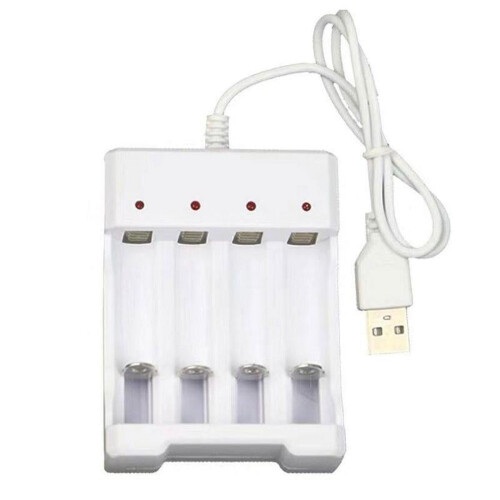 Φορτιστής μπαταρίας γρήγορης φόρτισης USB4 για AA/AAA