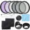Κιτ φίλτρου UV CPL ND 58 mm με κάλυμμα φακού λουλουδιού 1