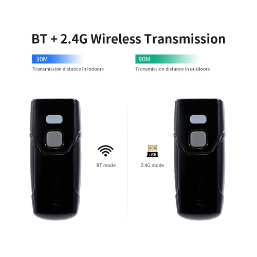 Portable Bluetooth QR and Barcode Scanner 1 pack