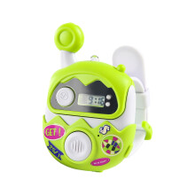 Draadloze walkie-talkiehorloge voor kinderen met USB-oplaadfunctie en een bereik van 300 meter.