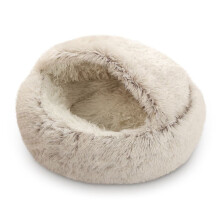 Klein honden- en kattenbed, extra zacht, machinewasbaar, 40 cm