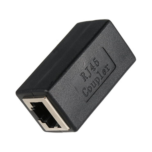 RJ45 Hun-til-hun inline-kobler til Cat5/Cat6/Cat7
