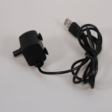 USB børsteløs nedsænkbar vandpumpe 200L/T sort