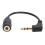 Prodlužovací audio kabel 3,5 mm samec-samice 90 1