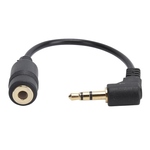 Prodlužovací audio kabel 3,5 mm samec-samice 90