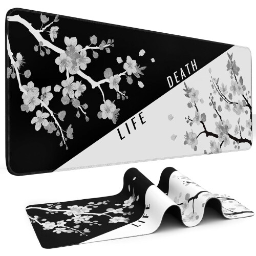 Gaming Mouse Pad Cherry Blossom Anime 31.5x11.8 in