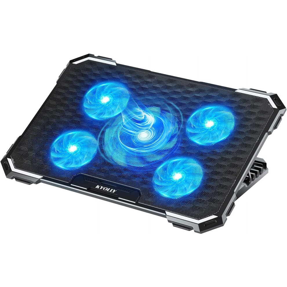 Laptop Cooling Pad With 5 Quiet Fans And 5 Height Settings 9132278290607