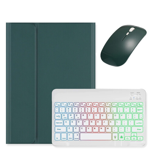 Capa com teclado retroiluminado para Samsung Galaxy Tab A9+ de 11 polegadas.