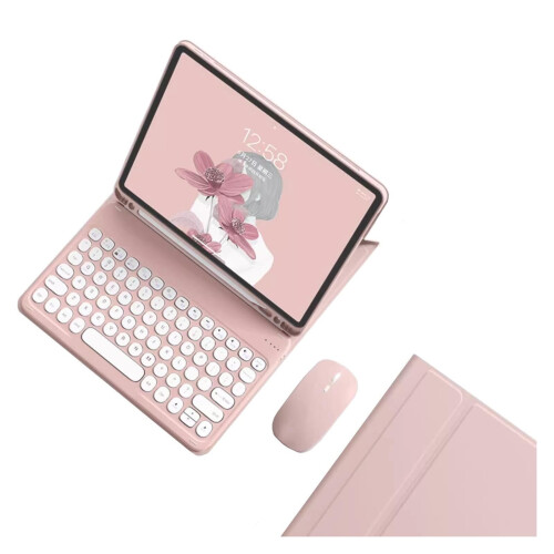 Capa com teclado e mouse Bluetooth para Fire HD10 (2021/2023)
