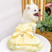 Prinzessinnen-Tutu-Rock für Hunde – Polyester, Frühling/Sommer
