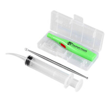 Kit de limpeza e irrigação auricular com iluminação LED