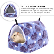 Hamsterhangmat met haak – Hangbed van flanel en katoen