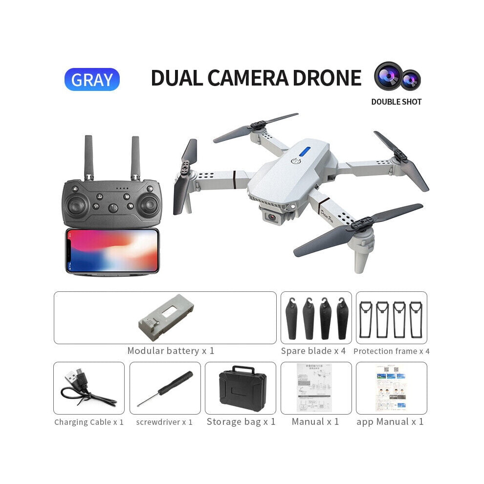 Xhy 4K Hd Dual Camera Rc Drone With Wifi Fpv 9450273238814