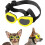Gafas de sol para perros pequeños con protección UV y correa ajustable. 1