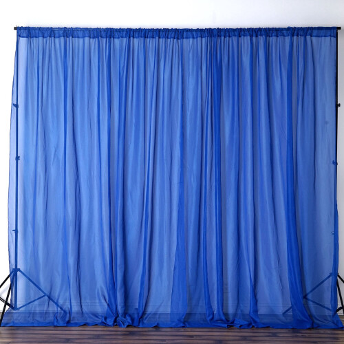 m x 3 m áttetsző voile háttérfüggöny (2 db)
