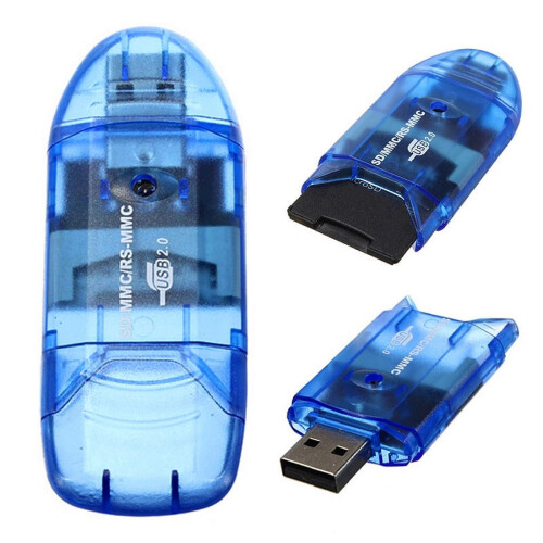 Αναγνώστης καρτών μνήμης USB2.0 για κάρτες SD MMC TF