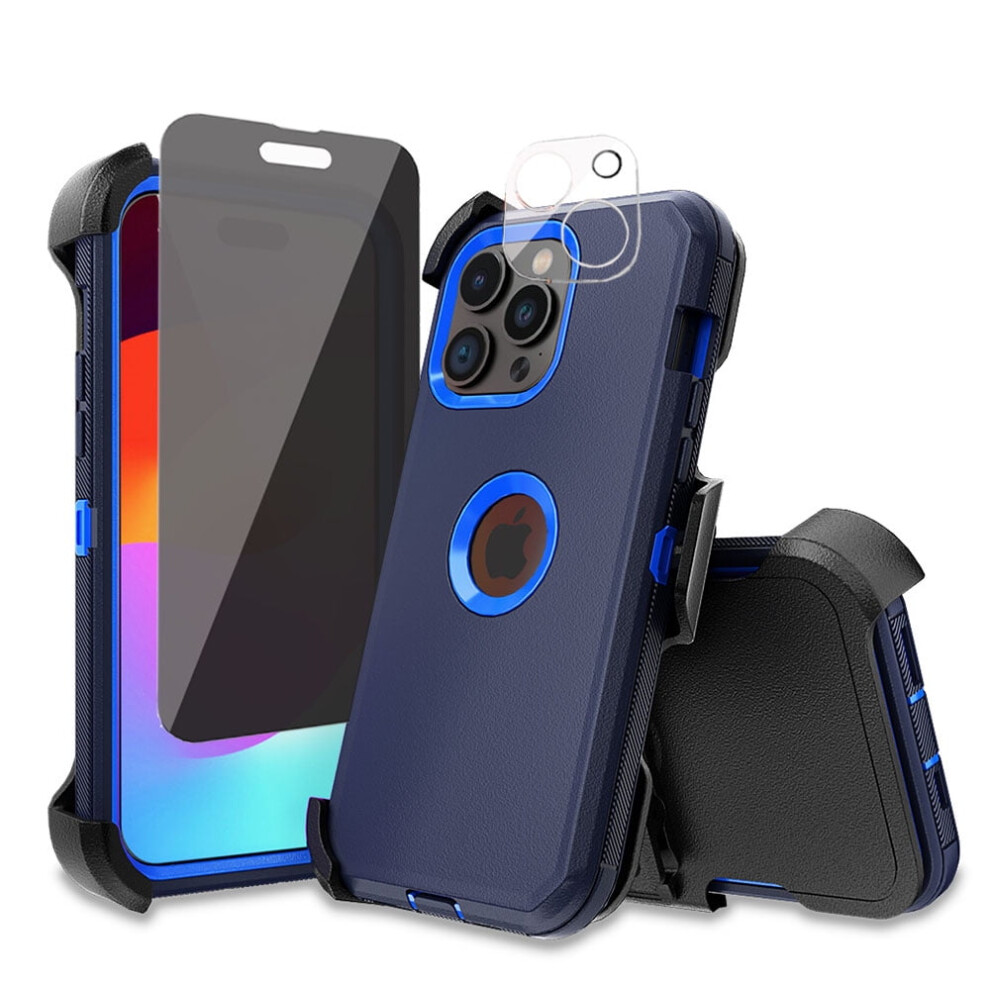 Tashhar Iphone 15 Pro Case With Privacy Screen And Lens 9130661246453