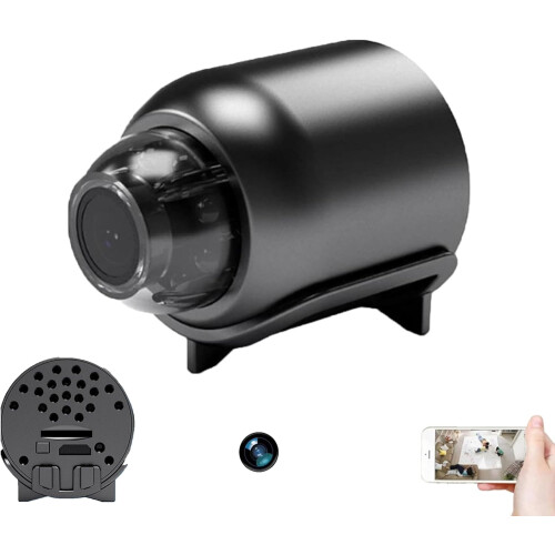 Mini4G WiFi-camera 1080p met groothoeklens
