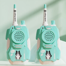 Kinderwalkietalkies (2 stuks), blauw robotontwerp