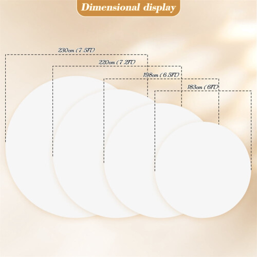 Hintergrundabdeckung für Rundbogen – Elastisches Spandex 1