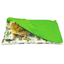 Bearded Dragon Sleeping Bag with Pillow and Blanket Reptile Habitat Accessories Small Pet Hide Shelter Warm Bed