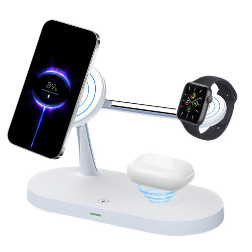 15W 5-in-1 kabellose Ladestation für iPhone und Android