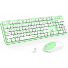 Conjunto de teclado e mouse sem fio de tamanho normal 2.4G