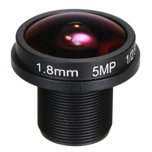 Φακός Fisheye 1,8 mm F2.0 για κάμερα CCTV 1/2,5" 1