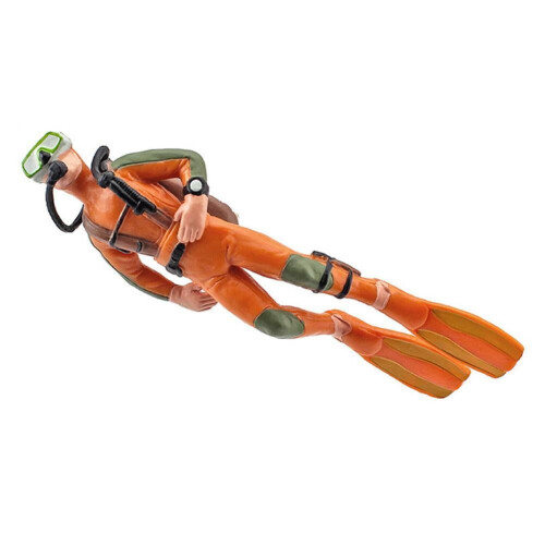 Handbemalte Unterwassertaucherfigur