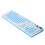 Clavier mécanique avec structure en silicone 1