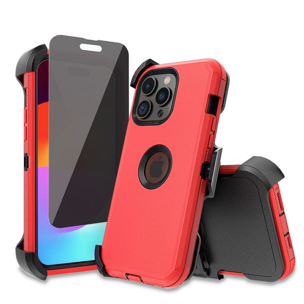 Iphone 15 Case With Privacy Screen And Belt Clip, 9101399666417