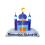 105C Emission Compliant Inflatable ramadans Decoration for-2.1M 1