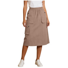 Women's Cargo Skirt Elastic High Waist Utility Workwear-Pink XL