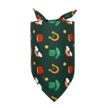 Hondenbandana voor St. Patrick's Day, wasbaar, verstelbaar, driehoekig
